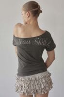 Sculptor Chateau Shithole Tie Tee - Charcoal