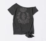 Sculptor Chateau Shithole Tie Tee - Charcoal
