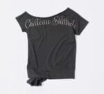 Sculptor Chateau Shithole Tie Tee - Charcoal