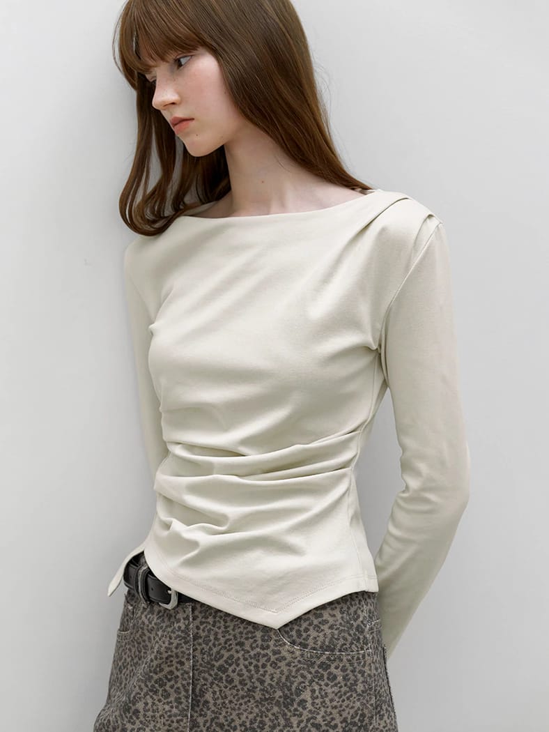 Atelier Nain - LOND2 WAIST TUCK BLOUSE