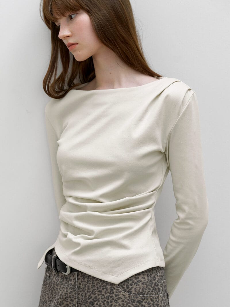 Atelier Nain LOND2 WAIST TUCK BLOUSE
