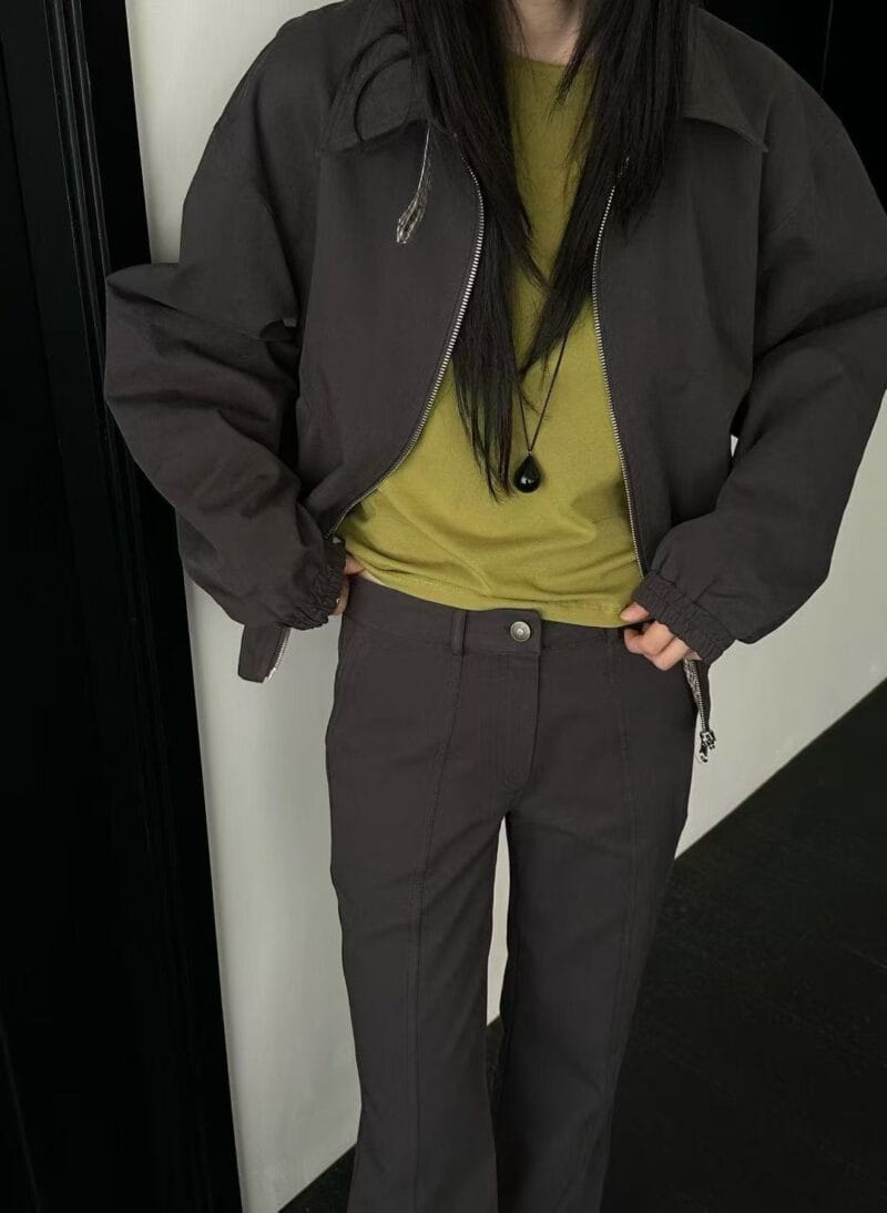 双面百搭短款夹克