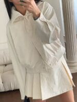 可酷可甜的大翻领夹克外套