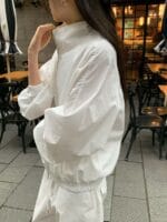 极简风薄款纯白色夹克外套 可当防晒