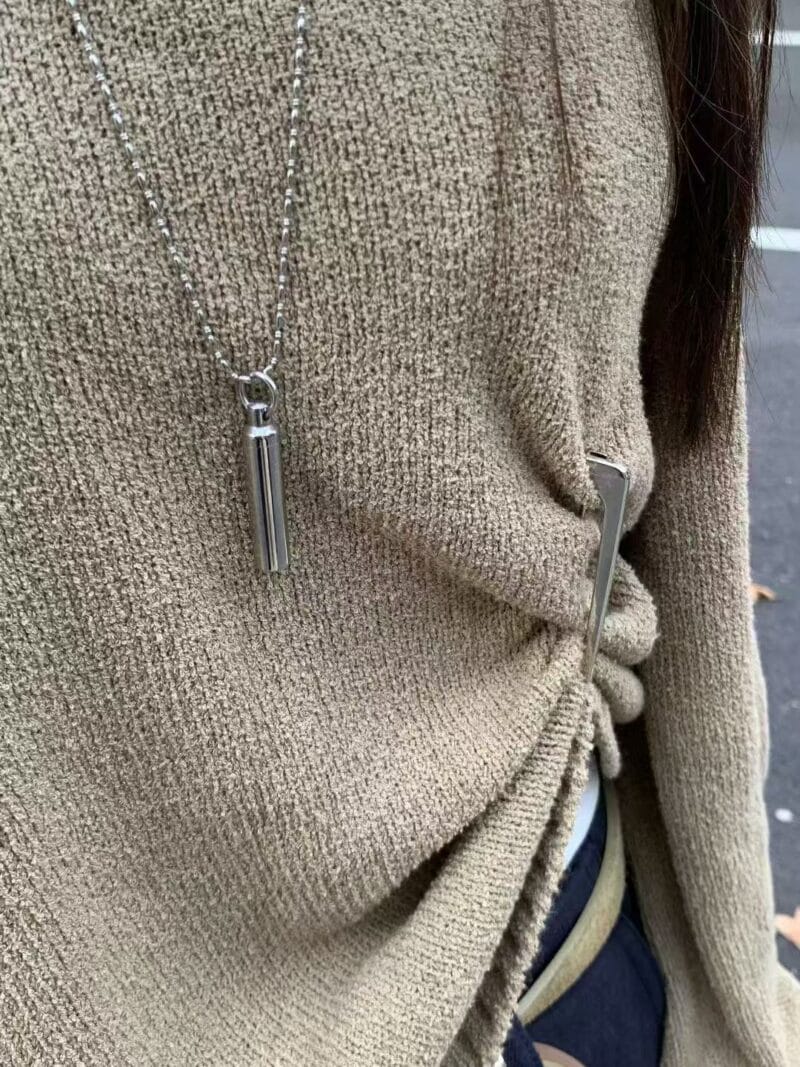 清冷感笛子项链 超级百搭
