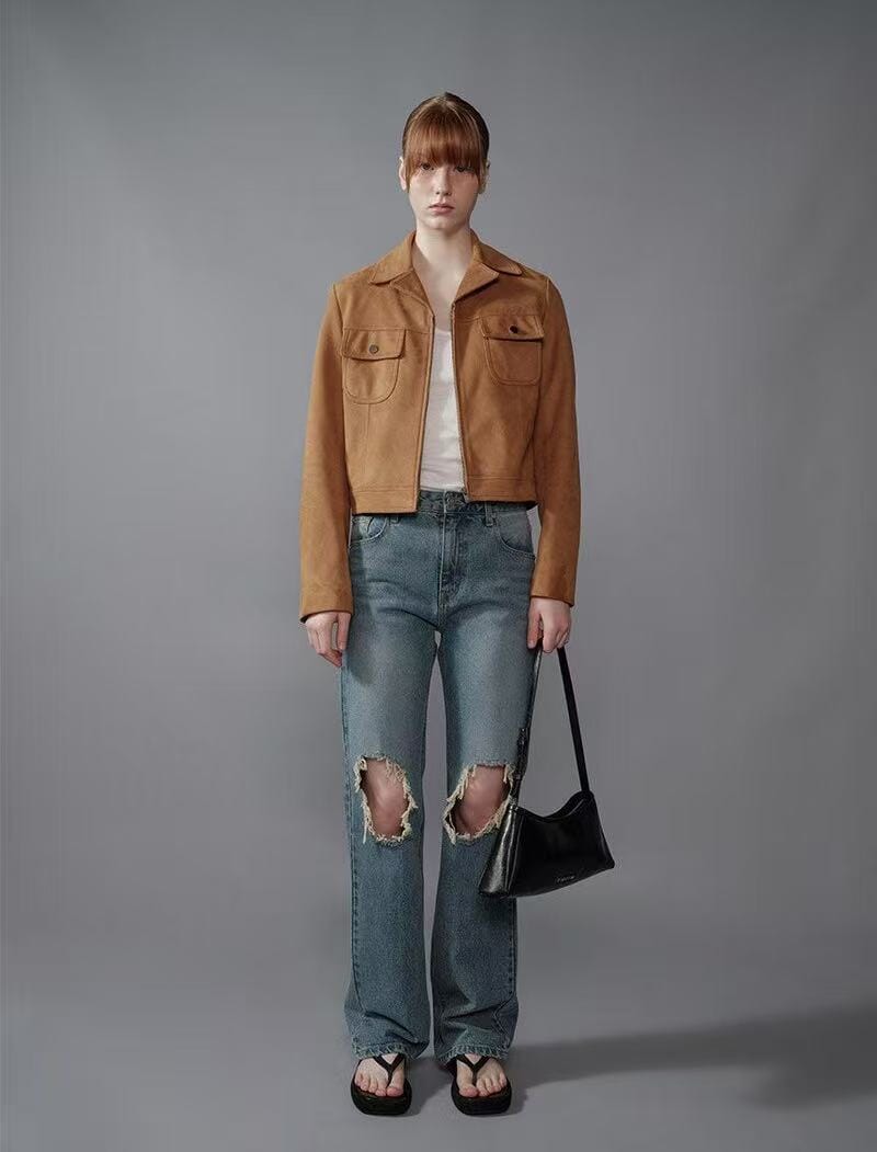 RAIVE  Sleek Small in Black - Cow leather