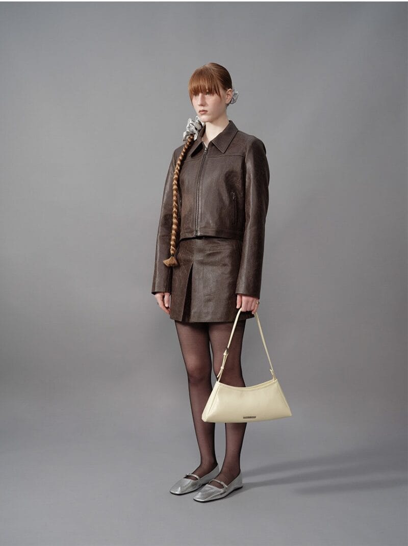 RAIVE Sleek Small in Yellow - Cow leather