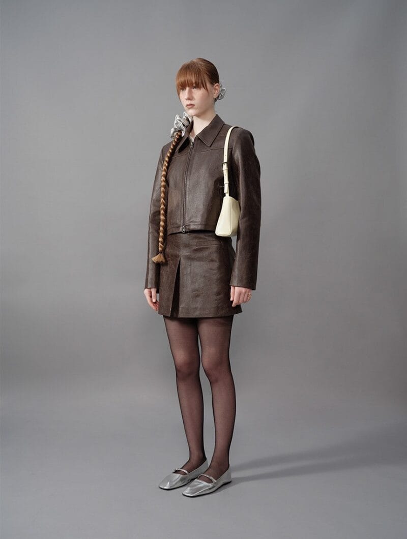 RAIVE Sleek Small in Yellow - Cow leather