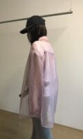 绝美梅子色清透感衬衫 可当防晒