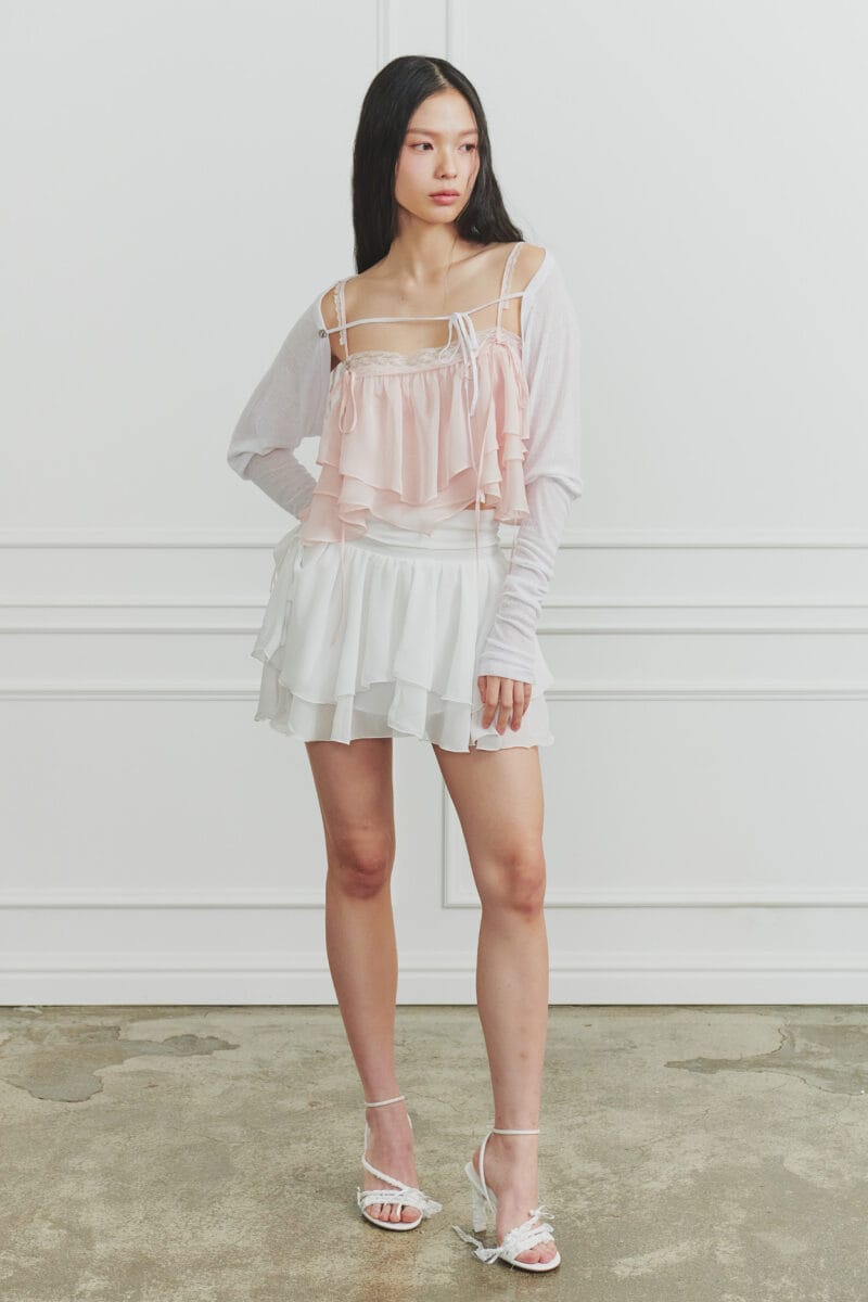 Pain Or Pleasure WHISPER BOLERO - White