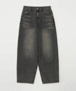 TOFFEE - PINCH DUMBO DENIM PANTS ( SAND INDIGO)