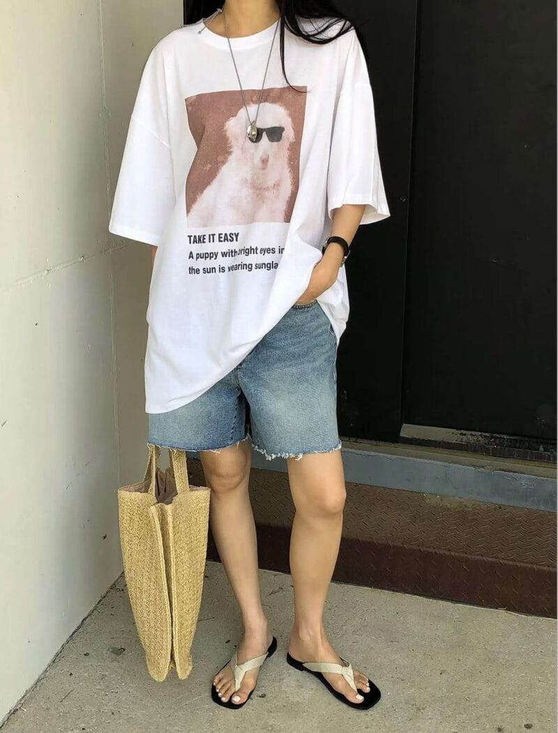 做旧复古毛边短裤 面料很好