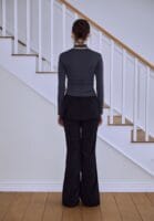 Rose Frantz - Wrap Skirt & Pintuck Pants [Black]