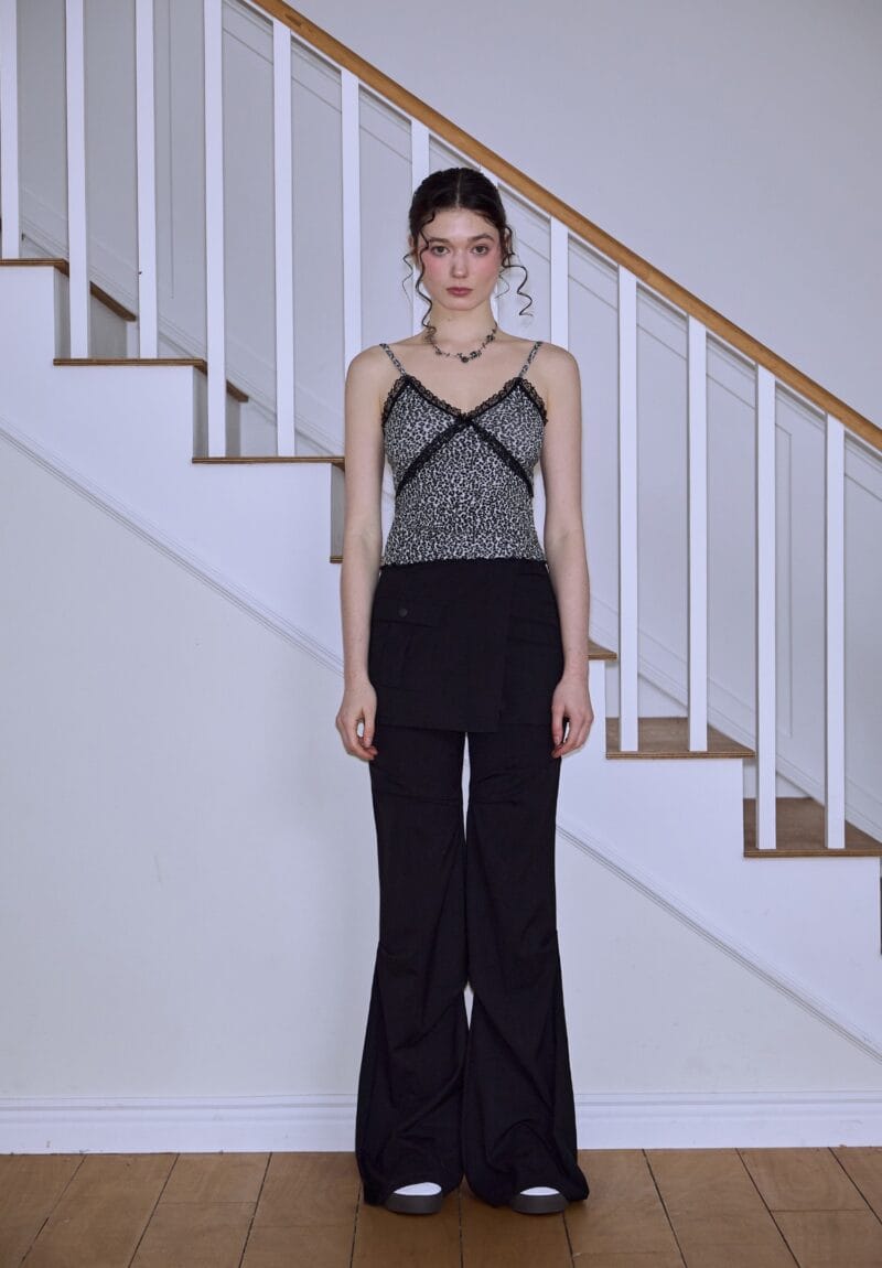 Rose Frantz - Wrap Skirt & Pintuck Pants [Black]