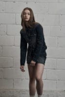 Synerjyn - BRUSH DENIM JACKET DEEP BLUE