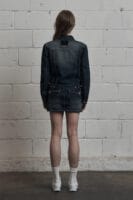 Synerjyn - BRUSH DENIM JACKET DEEP BLUE